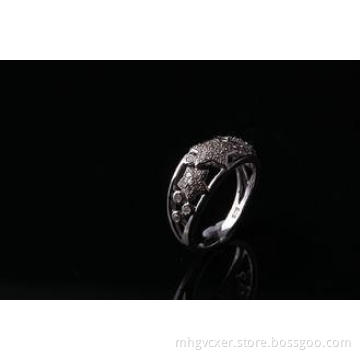 Women s jewellery CZ silver rings for engagement , wedding